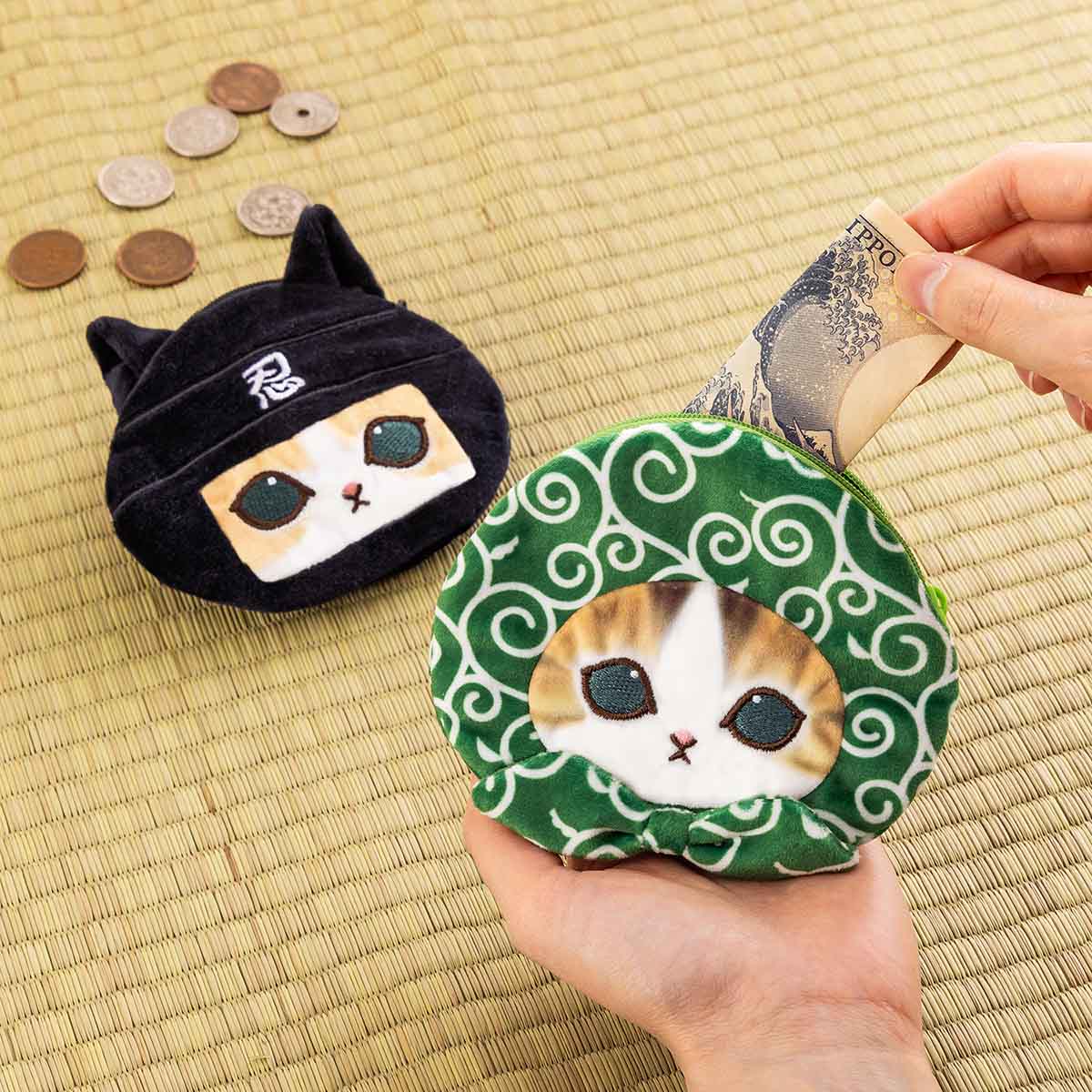 mofusand Trading Face Pouch (Japanese Spirit Meow) (All 6