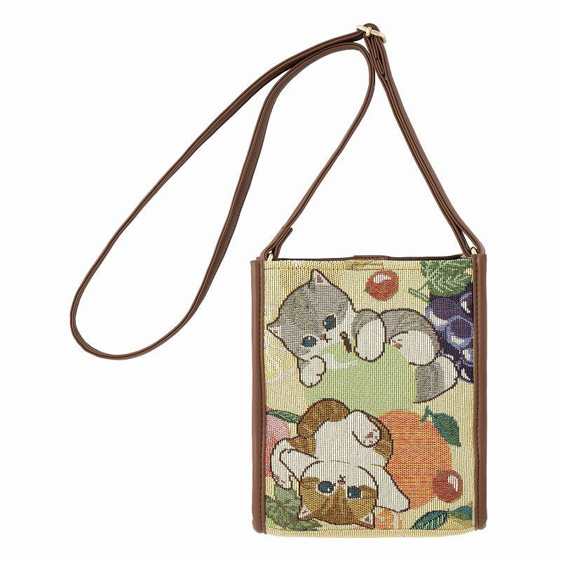 mofusand ゴブラン織ミニショルダーバッグ(フルーツ)