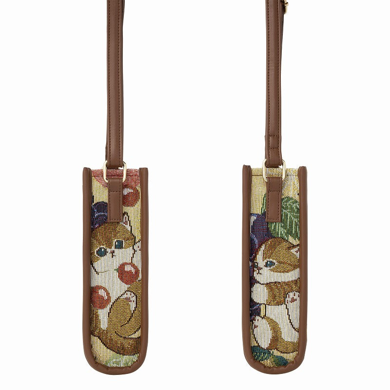 mofusand ゴブラン織ミニショルダーバッグ(フルーツ)