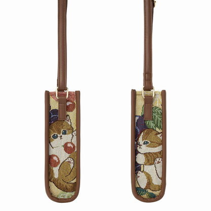 mofusand ゴブラン織ミニショルダーバッグ(フルーツ)