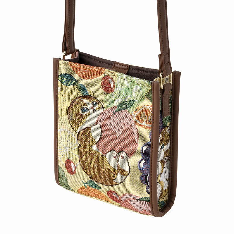 mofusand ゴブラン織ミニショルダーバッグ(フルーツ)