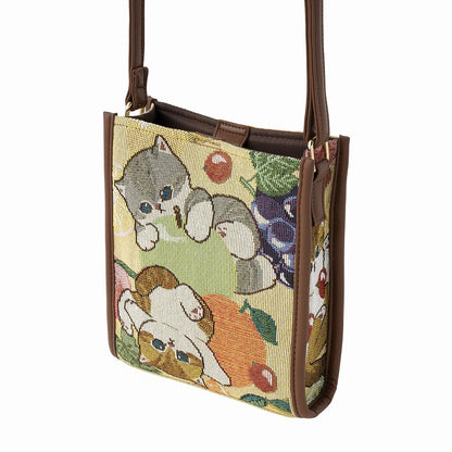 mofusand ゴブラン織ミニショルダーバッグ(フルーツ)