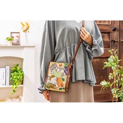 mofusand ゴブラン織ミニショルダーバッグ(フルーツ)