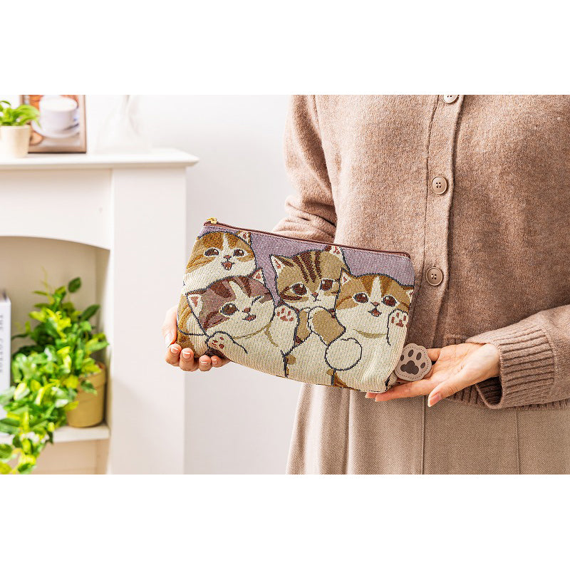 mofusand 고브란 직조 파우치