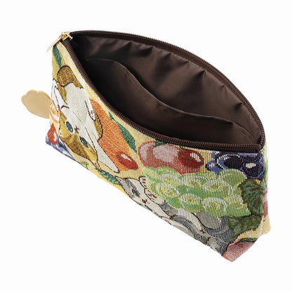 mofusand 고브란 직조 파우치 (과일)