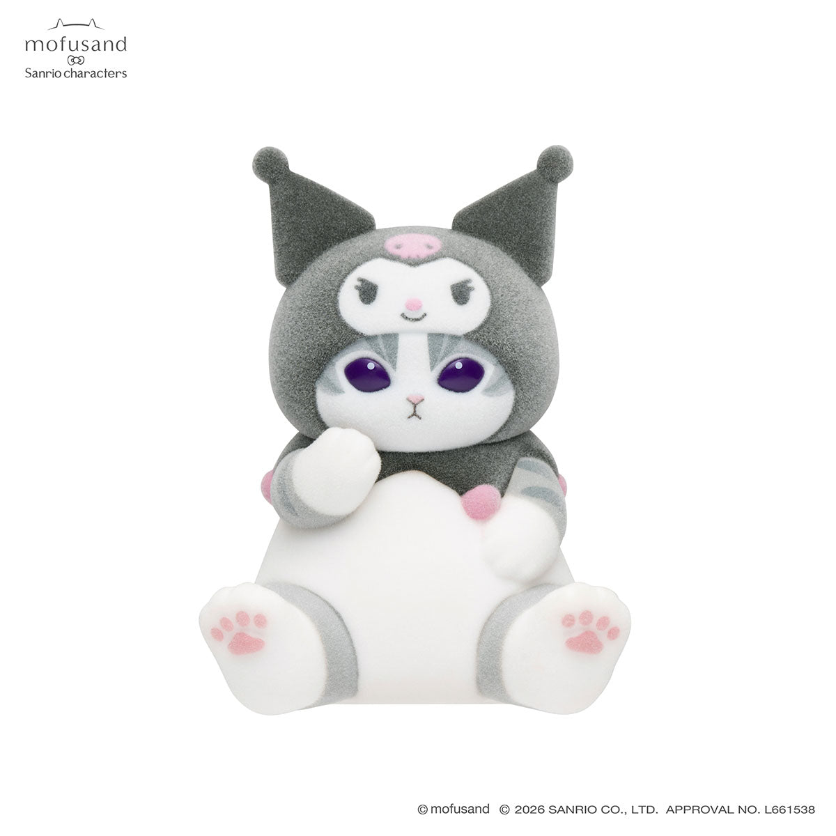 mofusand x Sanrio Characters Mofumofu Flocked Figure Trading