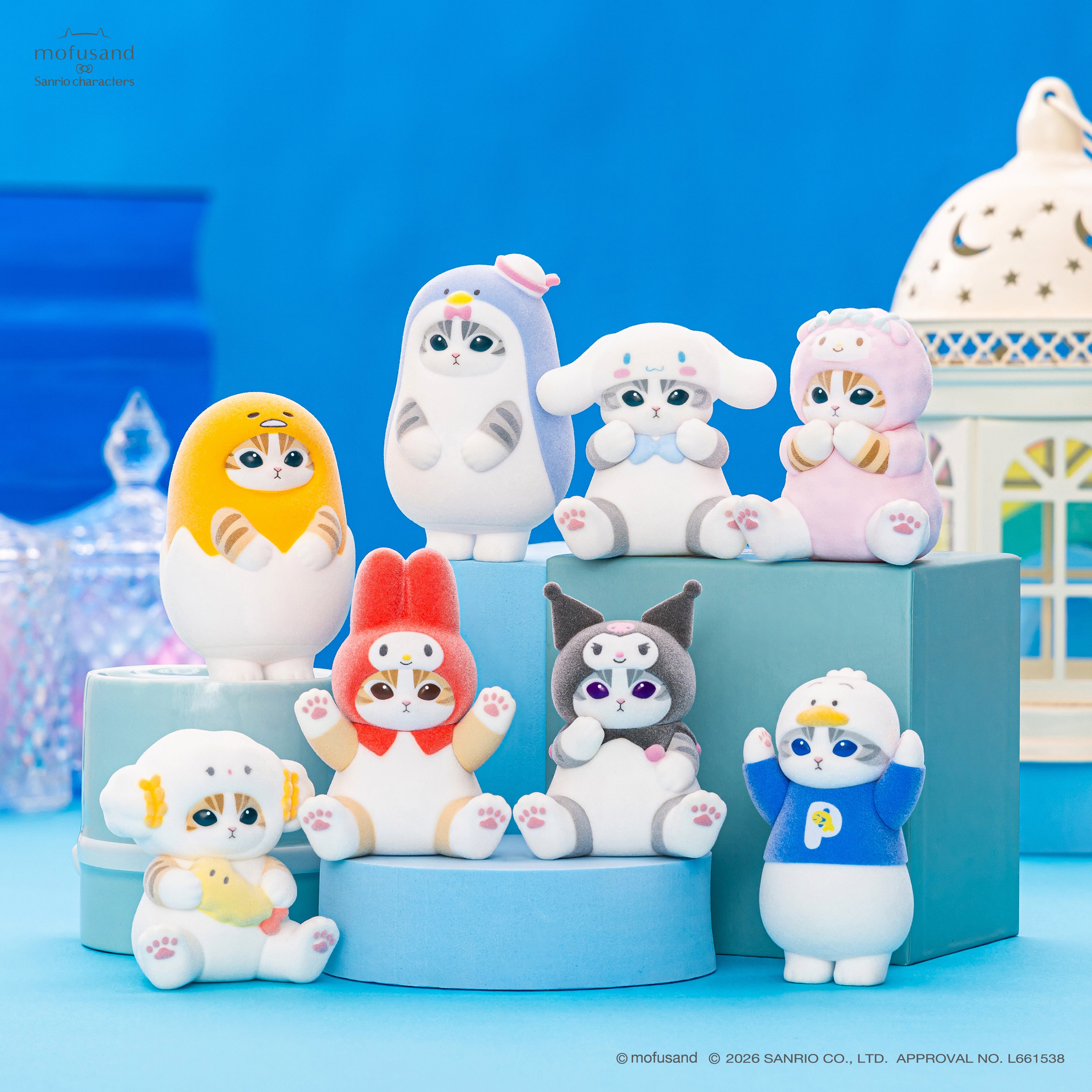 サンリオ　モフサンド　フィギュア mofusand×サンリオキャラクターズ もふもふフロッキーフィギュア