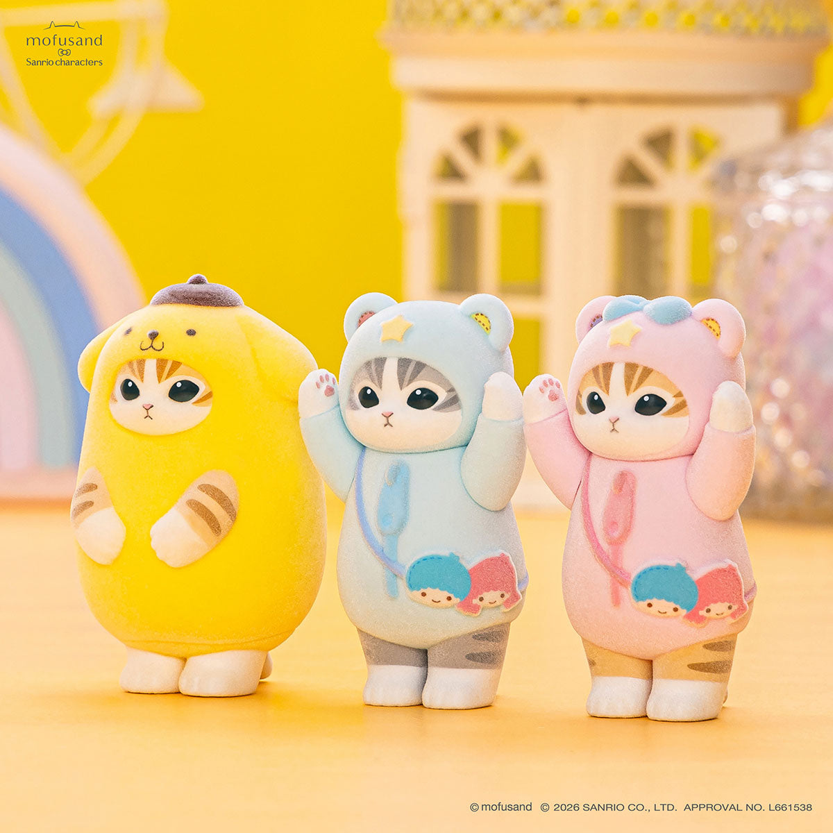 mofusand×サンリオキャラクターズ もふもふフロッキーフィギュア