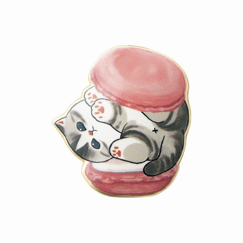 mofusand Metal brooch (macaroon sandwiched Nyan)