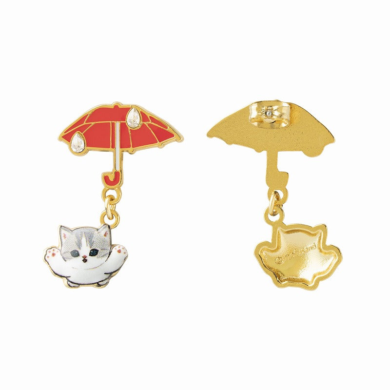 mofusand Shakeyura pierced earrings (umbrella)