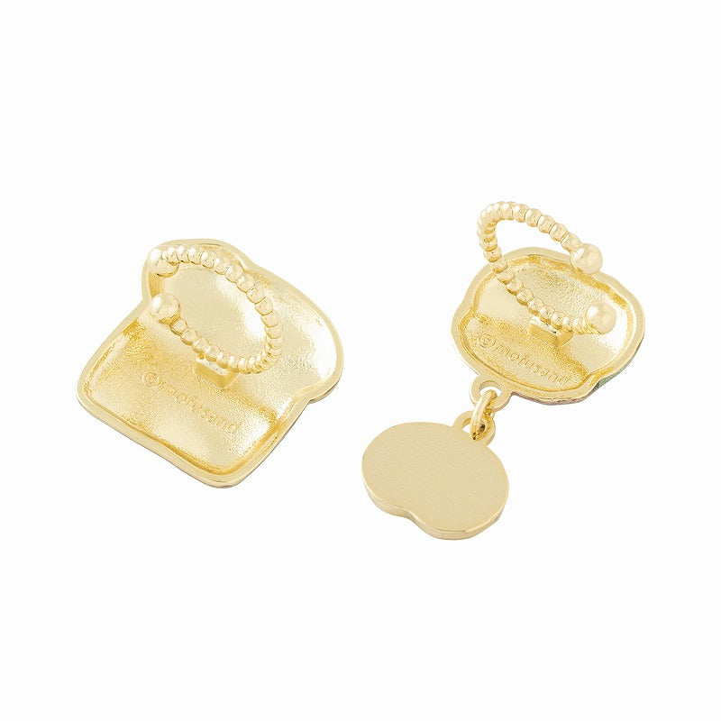 mofusand Set of 2 ear cuffs (fried eggs and pumpkin)