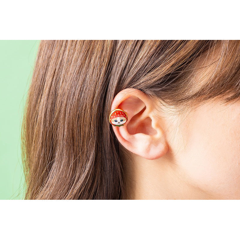 mofusand Set of 2 ear cuffs (strawberry