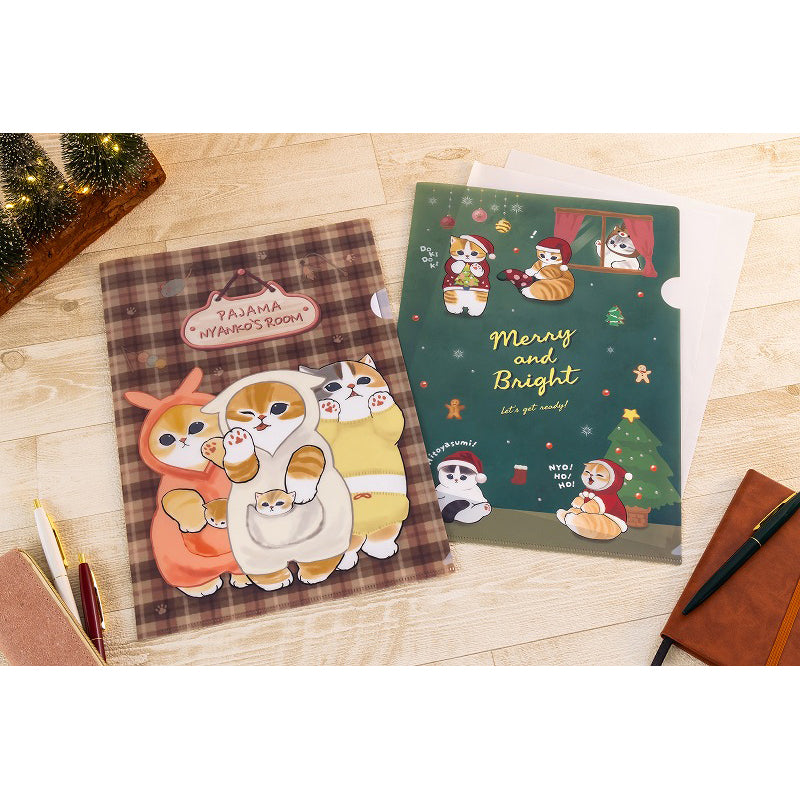 mofusand クリアファイル(Merry and Bright) | mofusandもふもふマーケット