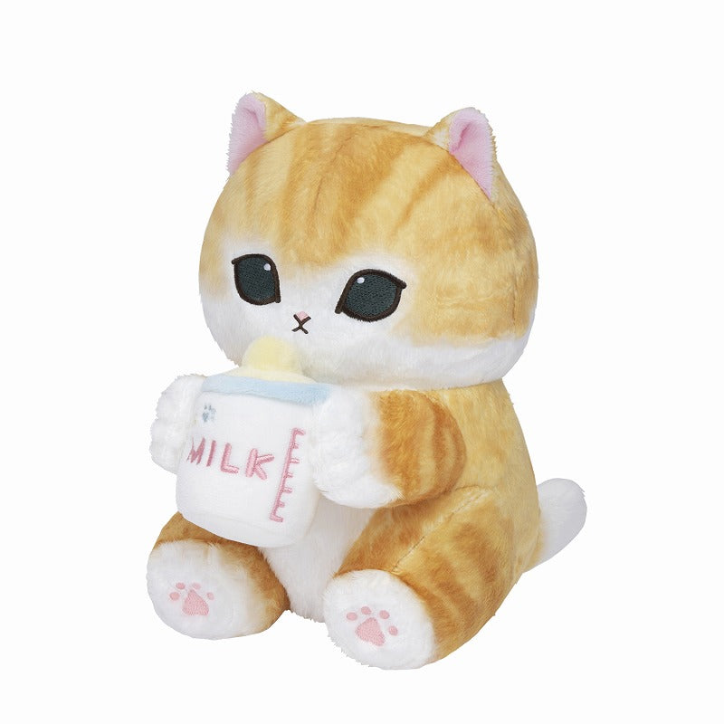 猫のぬいぐるみ フード付き mofusand フード付き！もこもこポンチョにゃんぬいぐるみ(甘えんぼく