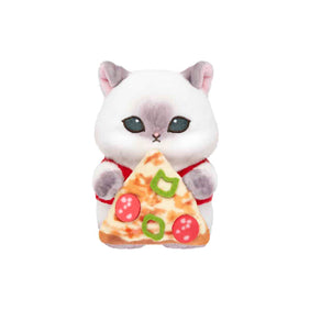 mofusand mofumofu journey Desktop Hanging Plush (Pizza Meow)