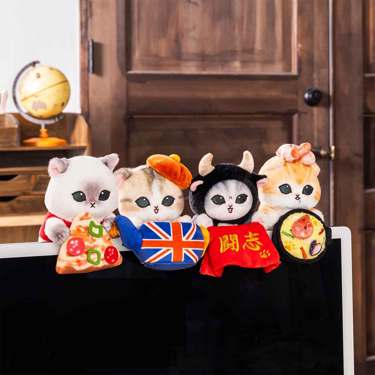 mofusand mofumofu旅行 螢幕掛件玩偶(茶壺貓)