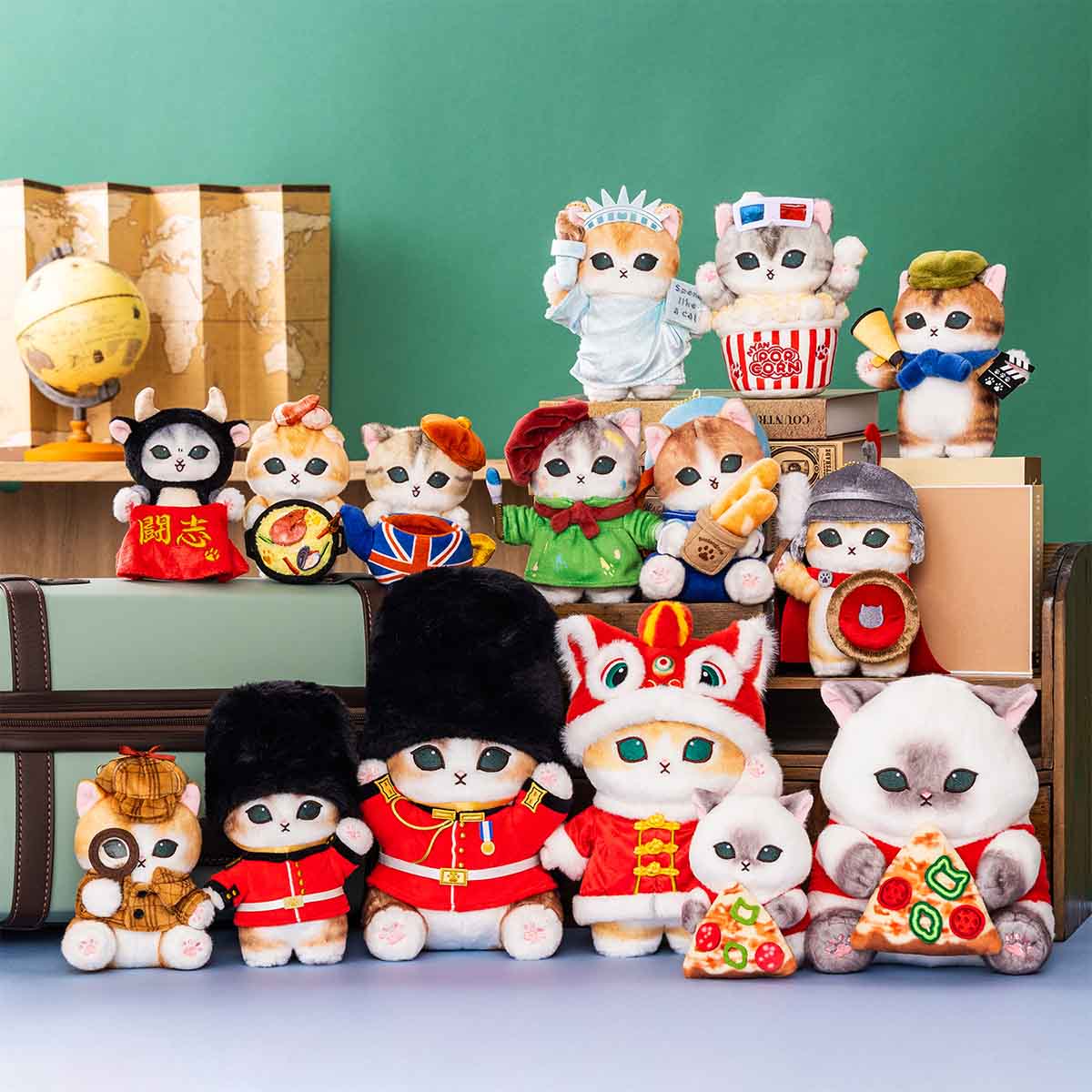 mofusand もふもふジャーニー おデブなピザにゃんぬいぐるみ