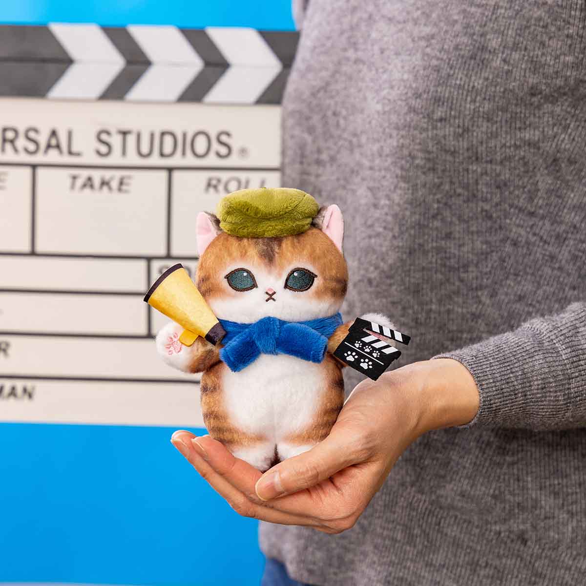mofusand mofumofu journey Popcorn Meow Mascot Keychain