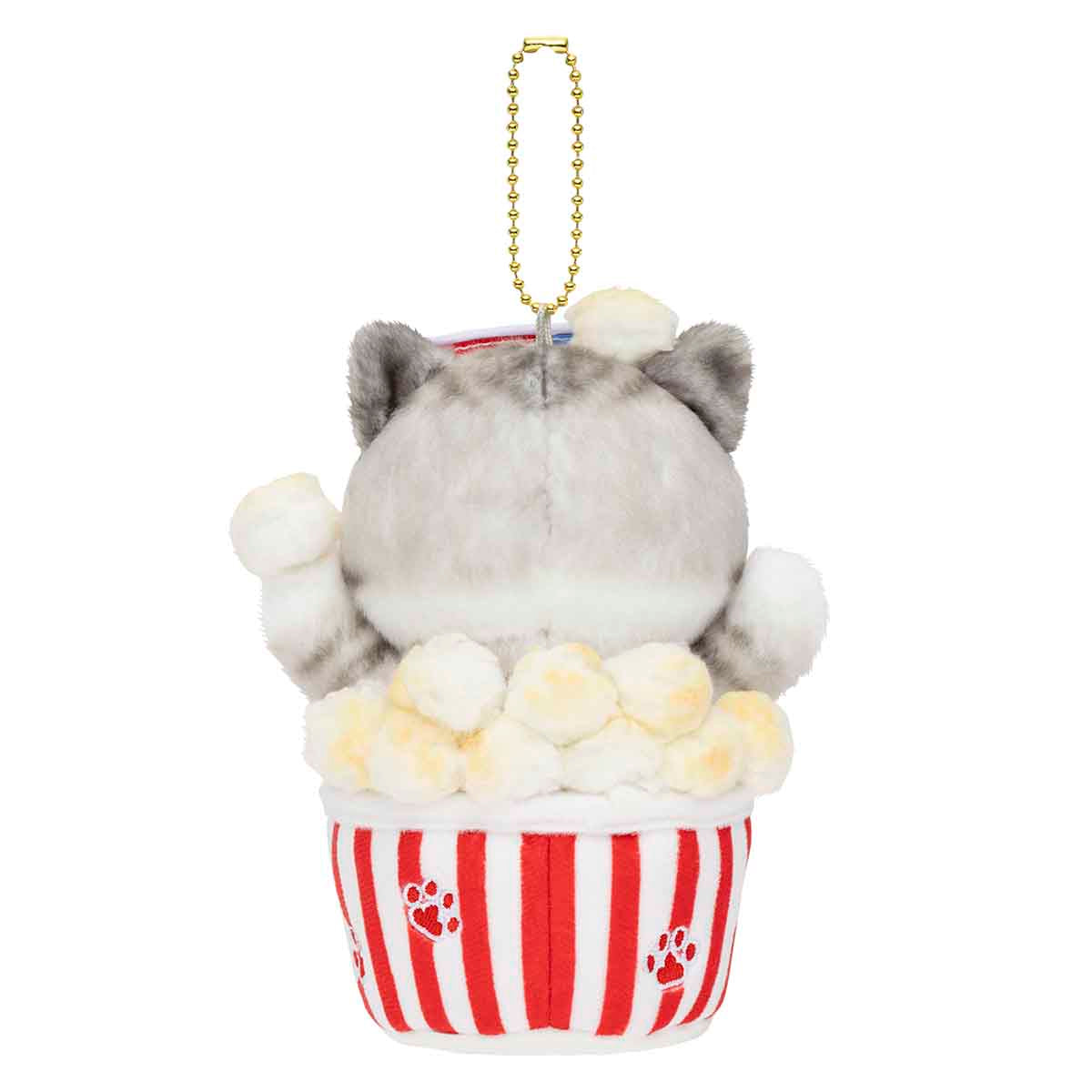 mofusand mofumofu journey Popcorn Meow Mascot Keychain