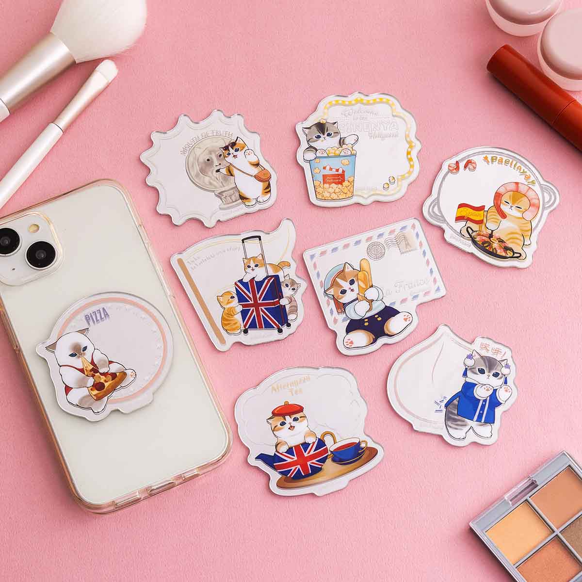 mofusand もふもふジャーニー トレーディングアクリルミラーステッカー(全8種)