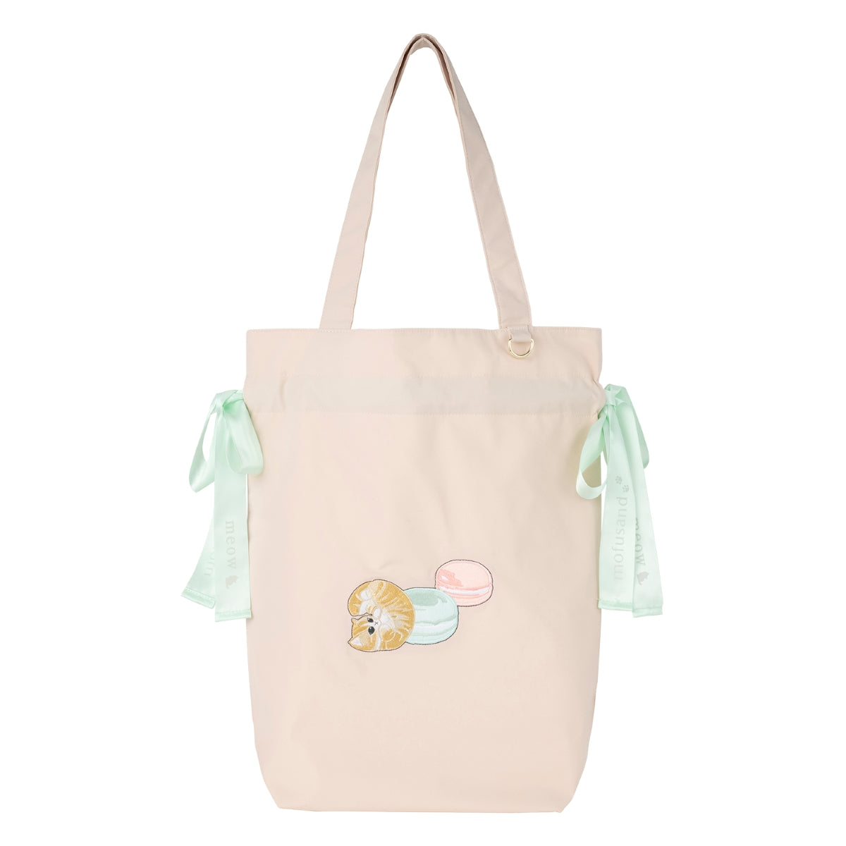 mofusand 리본 토트백 (아이보리)
