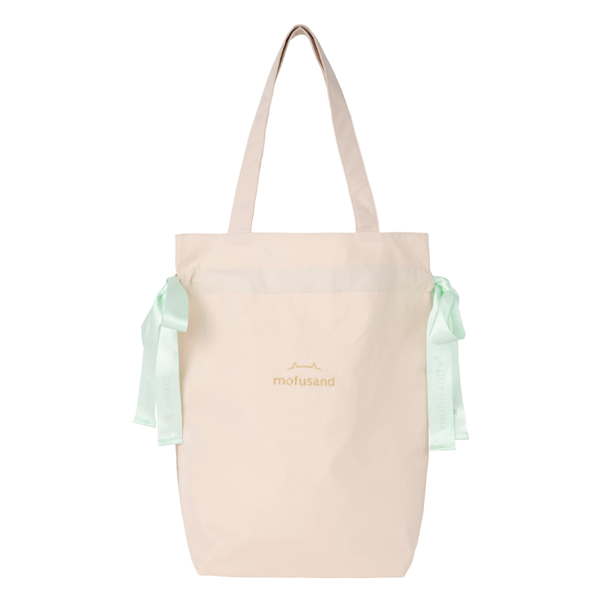 mofusand 리본 토트백 (아이보리)