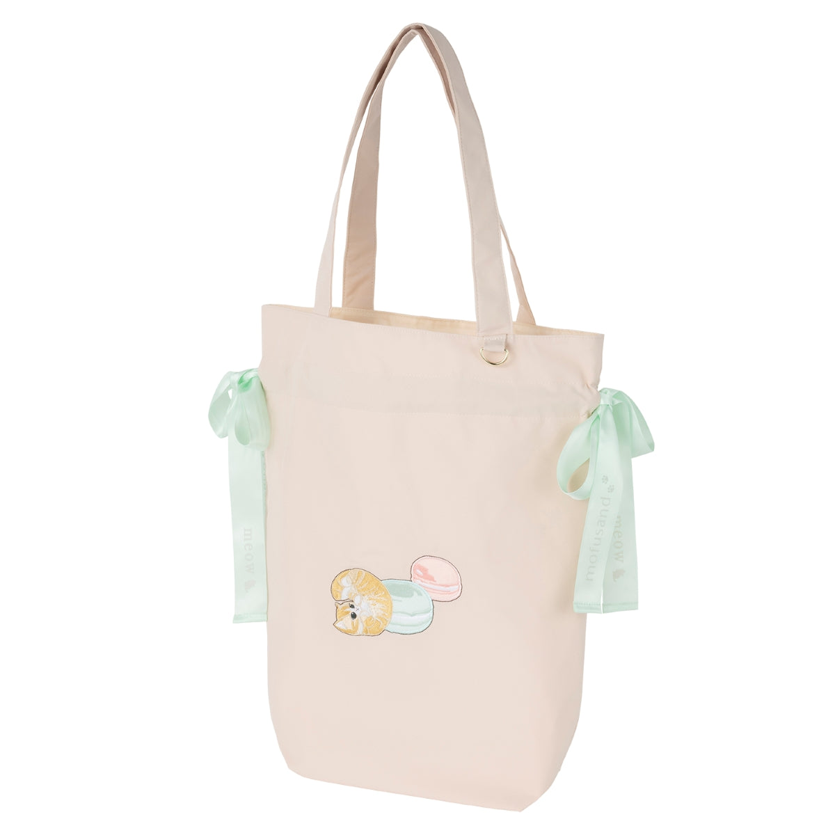 mofusand 리본 토트백 (아이보리)