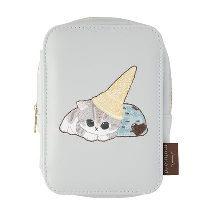 mofusand 带镜子的收纳包（蓝色）