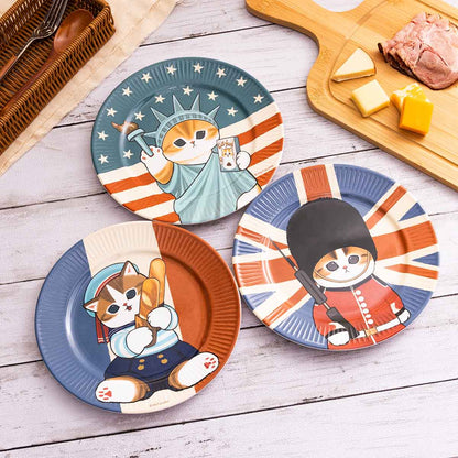 mofusand mofumofu journey Melamine Plate 21cm (UK)