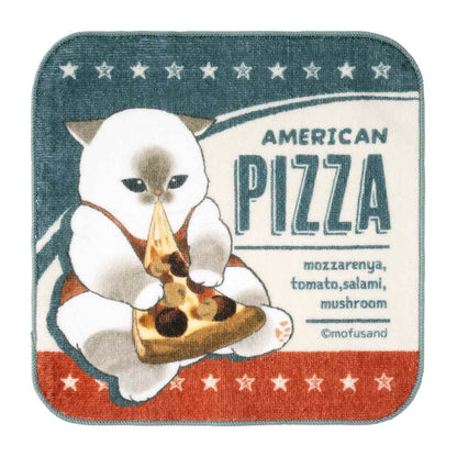 mofusand mofumofu Journey 핸드타월 (뚱뚱한 피자 냥)