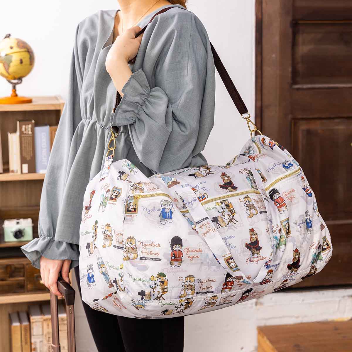 mofusand mofumofu旅行 折叠式波士顿包