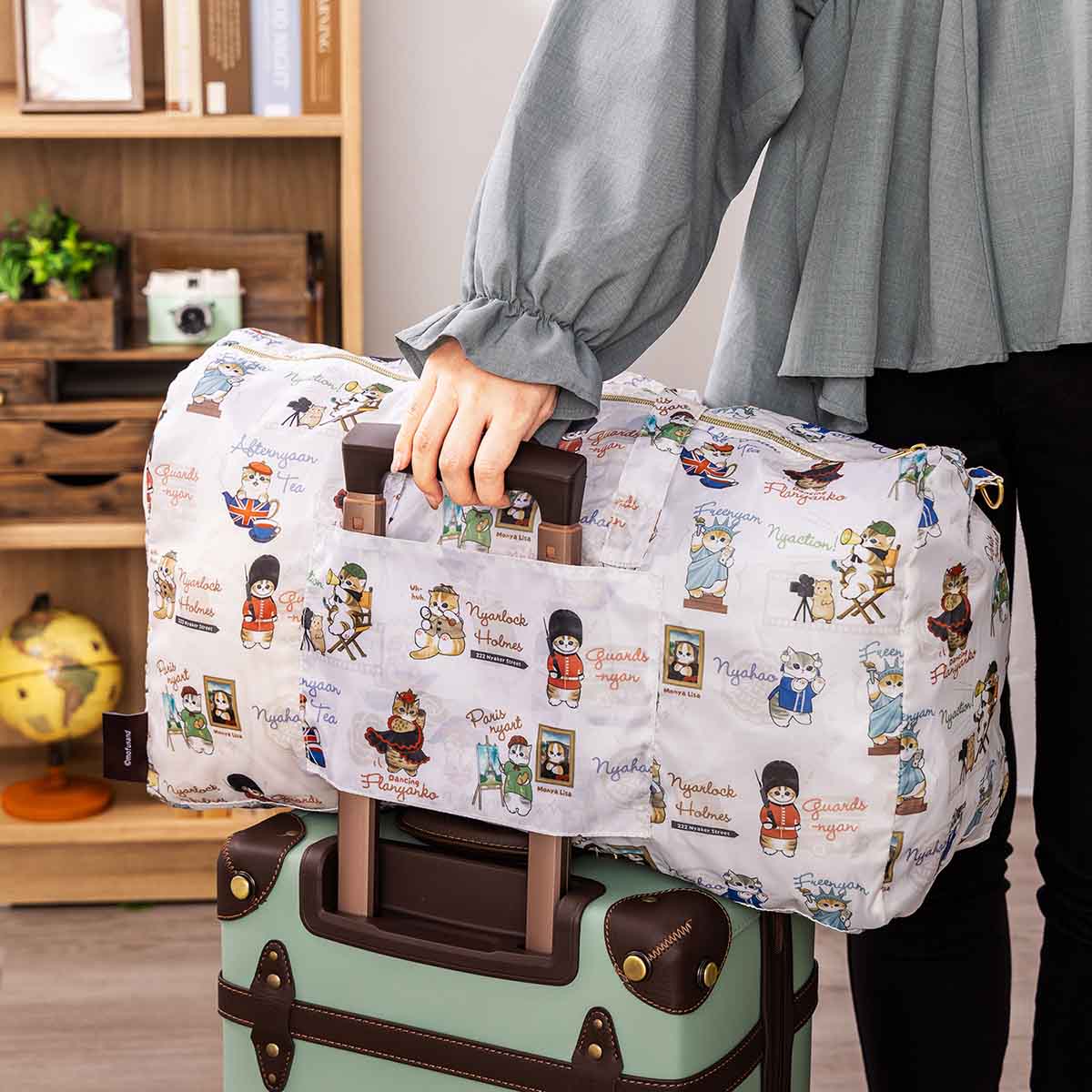 mofusand mofumofu旅行 折叠式波士顿包