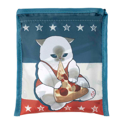 mofusand もふもふジャーニー ポケッタブルエコバッグ(おデブなピザにゃん)