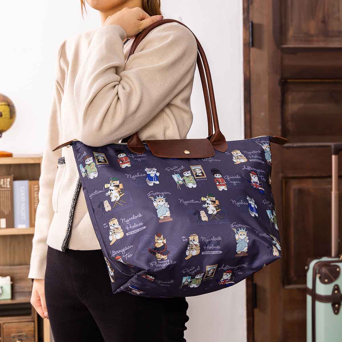 mofusand mofumofu旅行 船形托特包(米色)