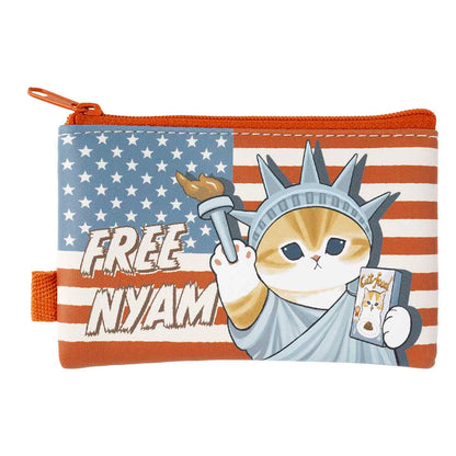 mofusand もふもふジャーニー 2個セットスクエアポーチ(アメリカン)