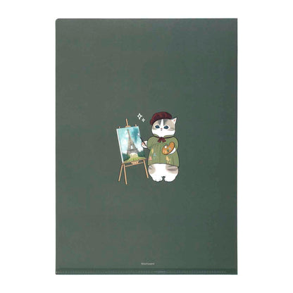 mofusand mofumofu journey Clear File (Monya Lisa)