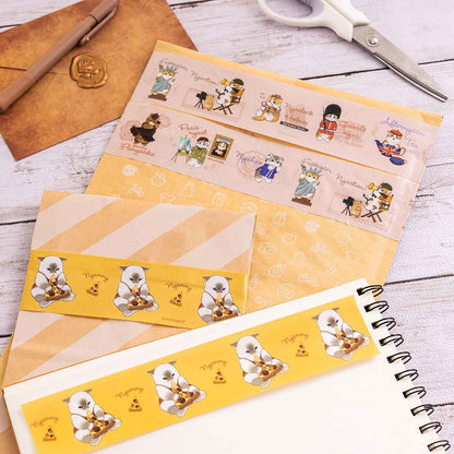 mofusand mofumofu journey Protective Tape (Chubby Pizza Meow)