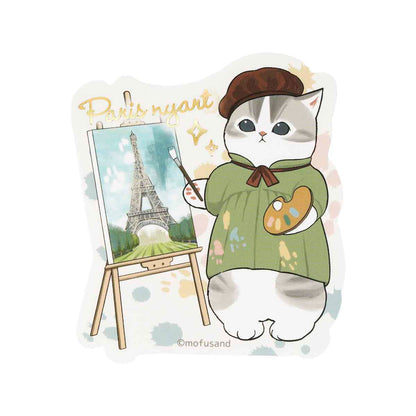 mofusand mofumofu journey Sparkling Foil Stamped Sticker (Artist Meow)