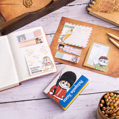 mofusand mofumofu journey Book type Sticky Notes (Sightseeing)