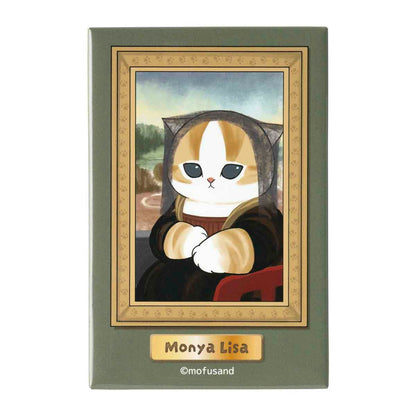 mofusand mofumofu journey Square Magnet (Monya Lisa)