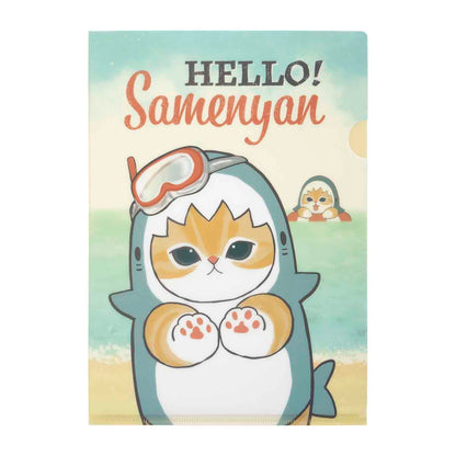 mofusand HELLO! Shark Meow Clear File (HELLO! Samenyan)