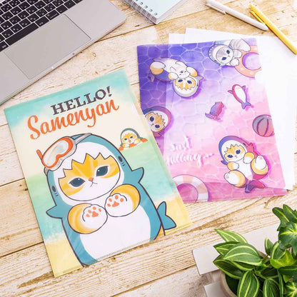 mofusand HELLO! Shark Meow Clear File (HELLO! Samenyan)