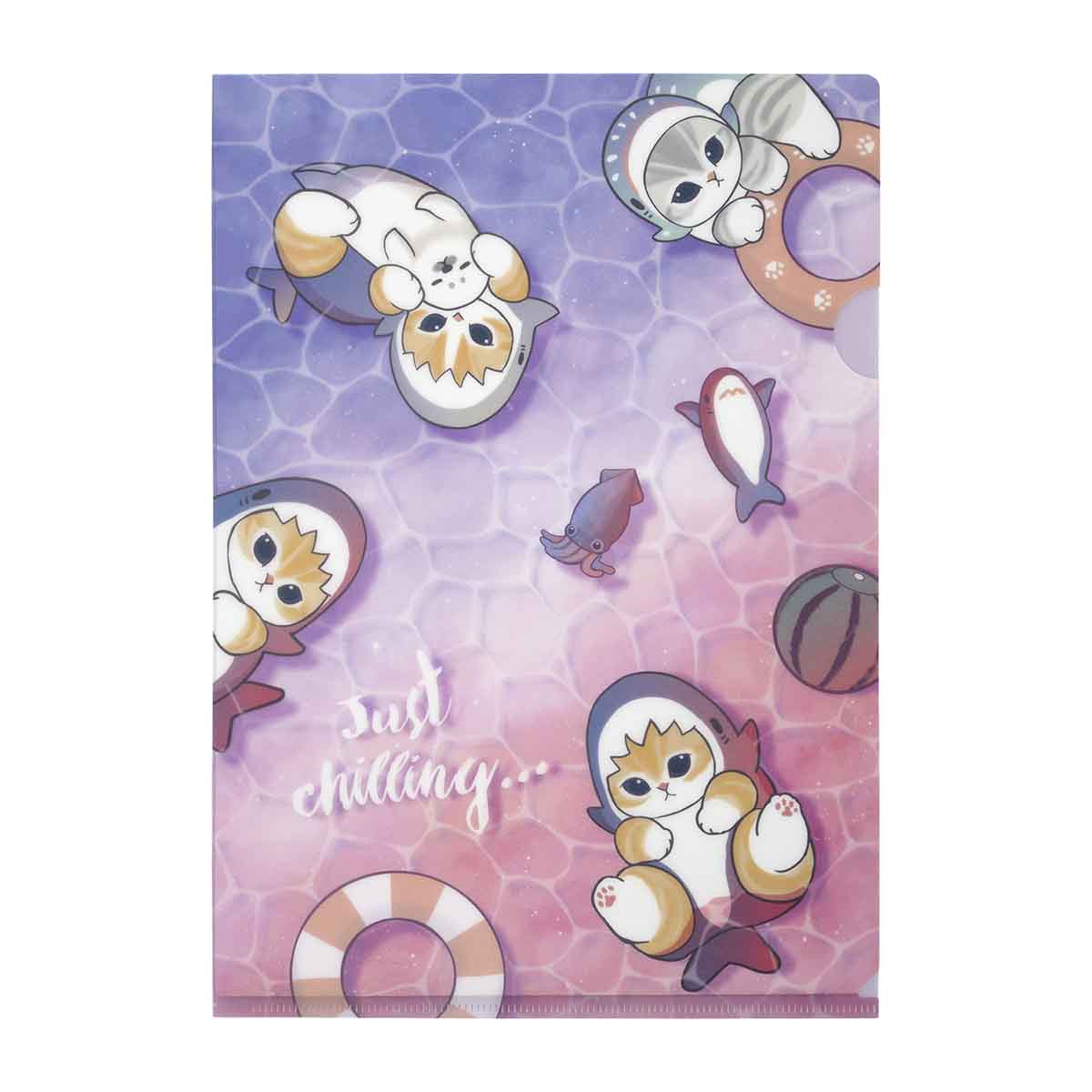 mofusand HELLO!サメにゃん クリアファイル(Just chilling...)