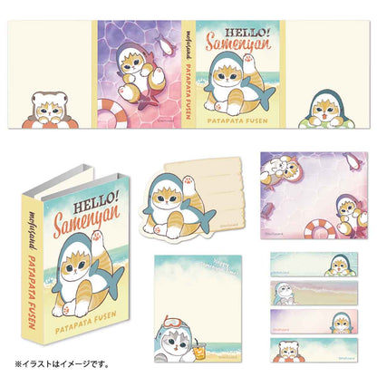 mofusand HELLO! Shark Meow Book type Sticky Notes