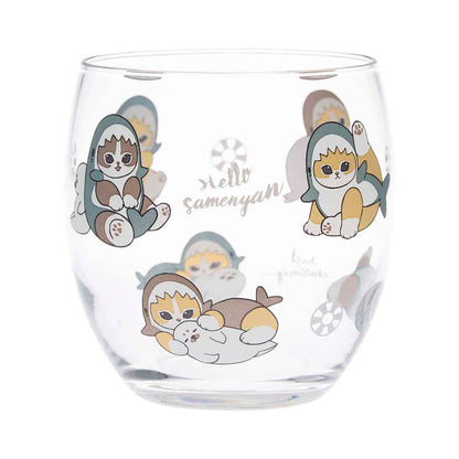 mofusand HELLO! Shark Meow Cocoon Glass