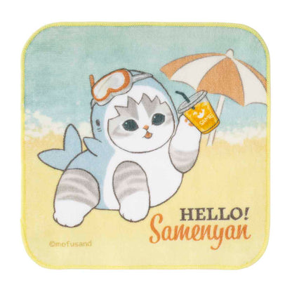 mofusand HELLO! Shark Meow Hand Towel (HELLO!Samenyan)