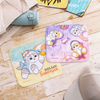 mofusand HELLO! Shark Meow Hand Towel (HELLO!Samenyan)