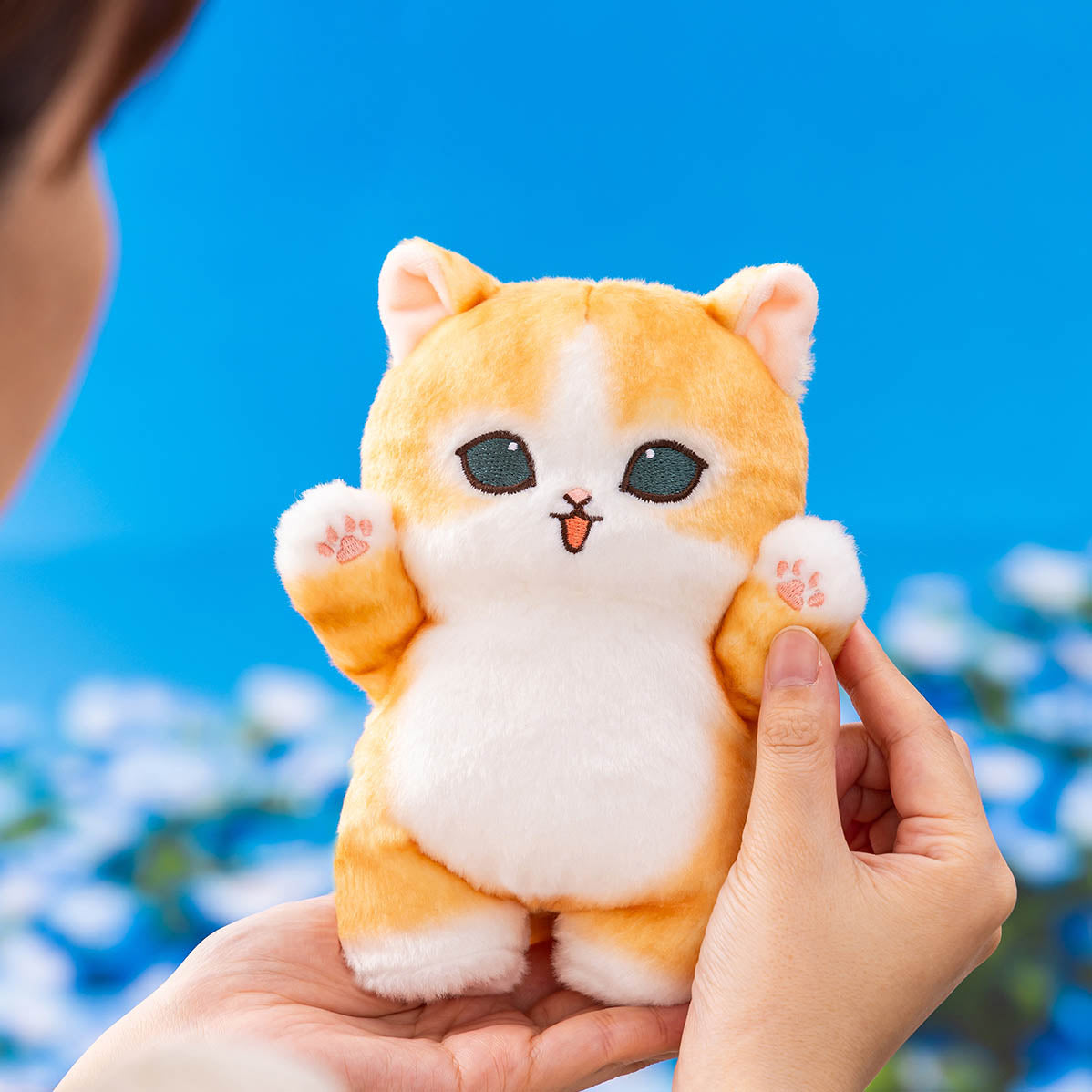 mofusand 探头站姿猫玩偶（三花猫）