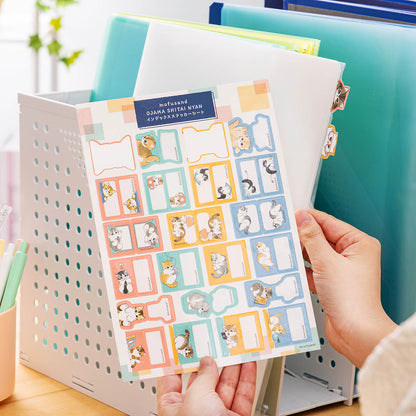 mofusand 上班搗蛋貓索引貼紙