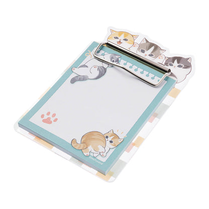 mofusand 上班搗蛋貓附便利貼 壓克力文件夾